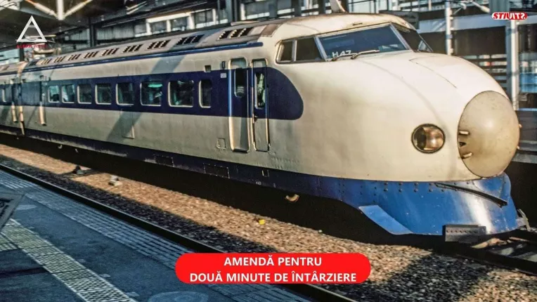 Un mecanic de locomotiva din Japonia a fost amendat pentru doua minute de intarziere