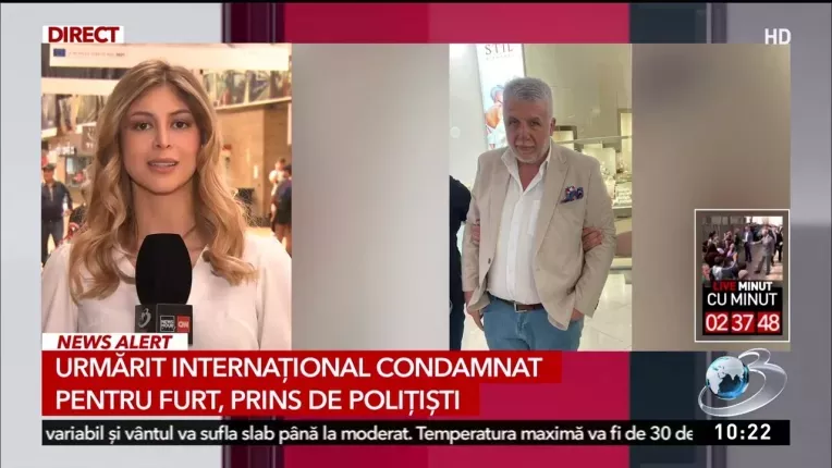 Urmarit international, condamnat pentru furt, prins de politistii din Bucuresti