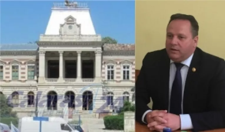 Vasile Iliuta cauta solutii pentru a salva cladirea Palatului Prefecturii, un monument istoric simbol al orasului Calarasi